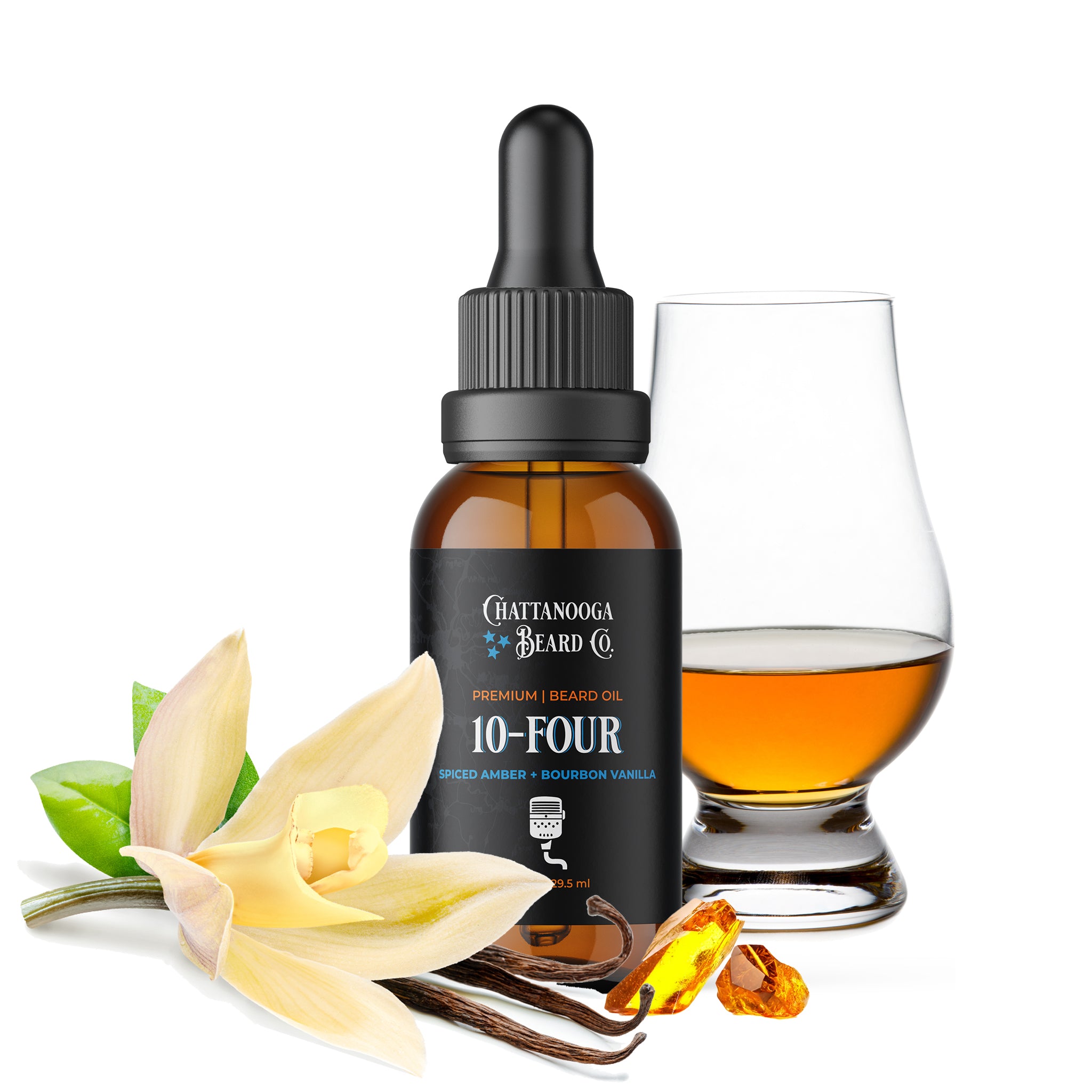 10-Four Beard Oil - Spiced Amber + Bourbon Vanilla | CBC