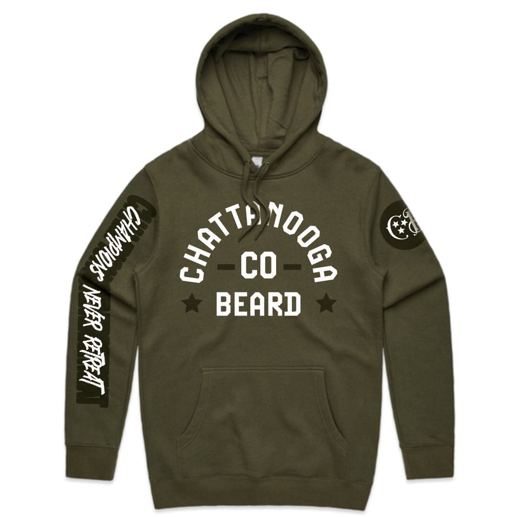 Champions Never Retreat- Military Hoodie