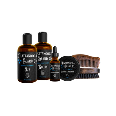 Essential Beard Kit Beard Kits Chattanooga Beard Co. Smoke & Mirrors 